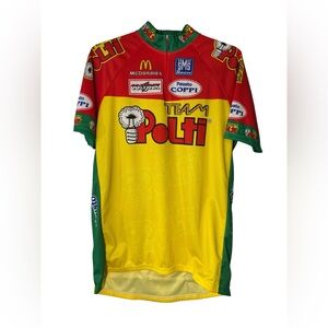 Polti Team NWT Fausto Coppi Vintage Men’s cycling Jersey.  XXL. Made in Italy.